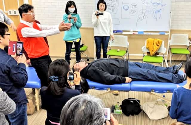 全国の整体院でのプロ向けの講習実績もあります